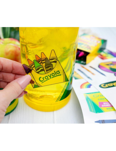 Botella de Agua Crayola 0.95L con Stickers Personalizables