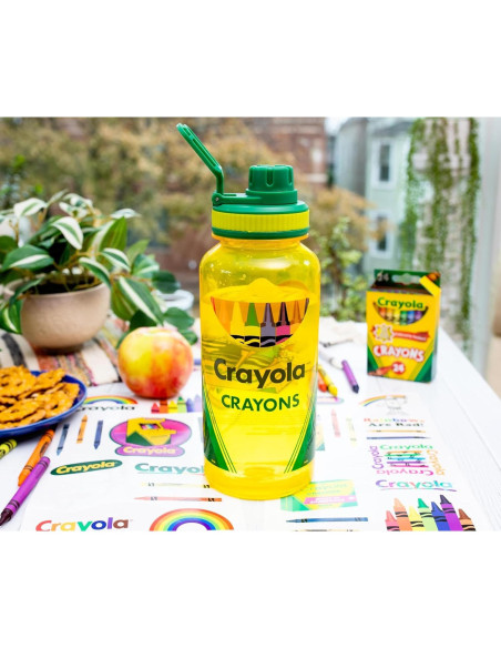 Botella de Agua Crayola 0.95L con Stickers Personalizables