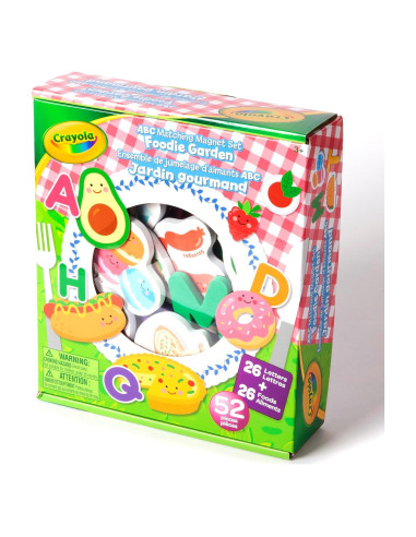 Juego de Imanes ABC Crayola - Jardín de Comida - 26 Letras