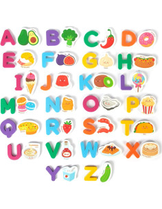 Juego de Imanes ABC Crayola - Jardín de Comida - 26 Letras 2