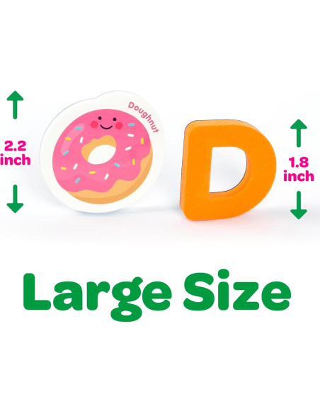 Juego de Imanes ABC Crayola - Jardín de Comida - 26 Letras