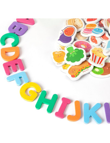 Juego de Imanes ABC Crayola - Jardín de Comida - 26 Letras