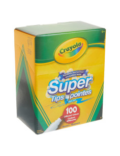 Marcadores Lavables Crayola Super Tips 100 Colores