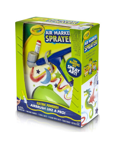 Aerógrafo Crayola Air Marker Sprayer para Niños 8-15 Años