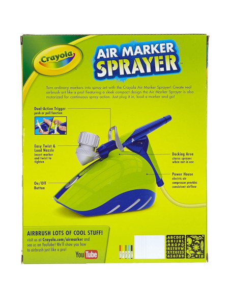 Aerógrafo Crayola Air Marker Sprayer para Niños 8-15 Años