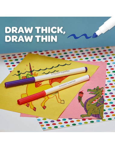 Marcadores Lavables Super Tips Las Mega Ofertas 80 Pzs