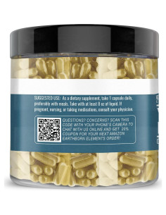 Cápsulas de Hoja de Yerba Mate Earthborn Elements 200 Unidades 2