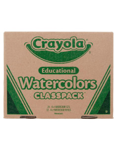 Acuarelas Crayola Classpack 24 Bandejas y 12 Recargas