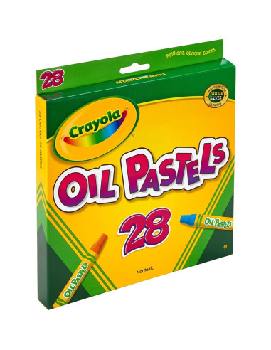Pasteles de Aceite Crayola 28 Colores para Niños