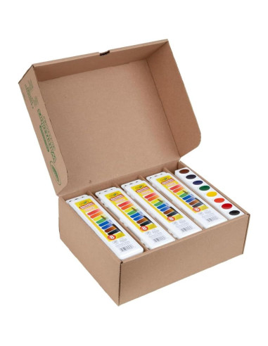 Acuarelas Crayola Classpack 24 Bandejas y 12 Recargas