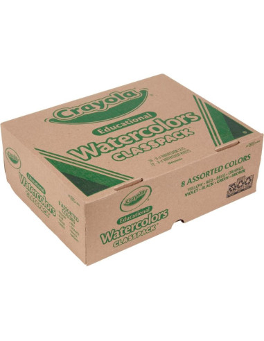 Acuarelas Crayola Classpack 24 Bandejas y 12 Recargas