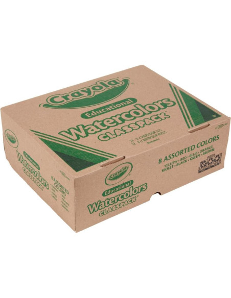 Acuarelas Crayola Classpack 24 Bandejas y 12 Recargas