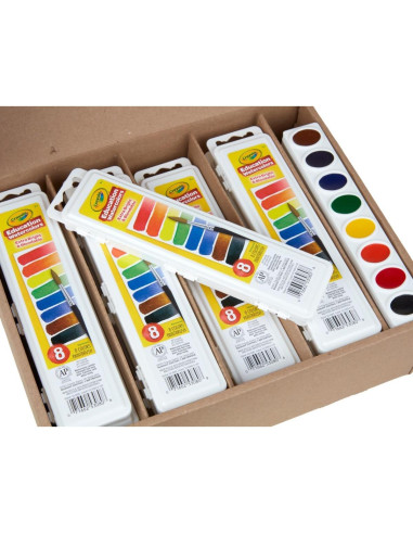 Acuarelas Crayola Classpack 24 Bandejas y 12 Recargas