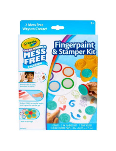 Kit de Pintura a Dedo Crayola Color Wonder Safari 3+