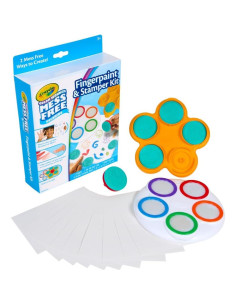 Kit de Pintura a Dedo Crayola Color Wonder Safari 3+ 2
