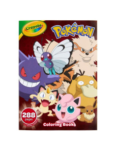 Libro para Colorear Pokémon Crayola 288 Páginas con Stickers