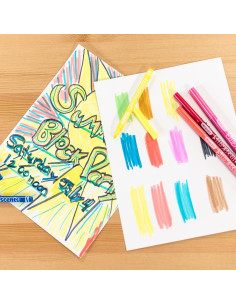 Marcadores Aromáticos Lavables Crayola Silly Scents 10 Pzas 2