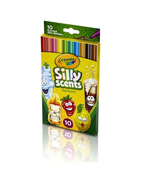 Marcadores Aromáticos Lavables Crayola Silly Scents 10 Pzas Marcadores Aromáticos Lavables Crayola Silly Scents 10 Pzas
