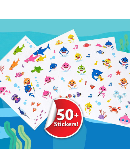 Libro de Colorear y Stickers Crayola Baby Shark 32 Páginas Libro de Colorear y Stickers Crayola Baby Shark 32 Páginas