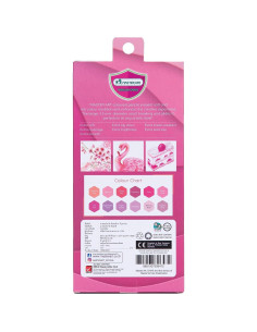 Lápices de Colores MASTERART 12 Colores Rosa Hexagonal 2