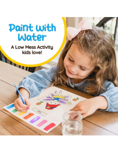 Libro para Pintar con Agua Unicornios y Magia - 20 Páginas 2