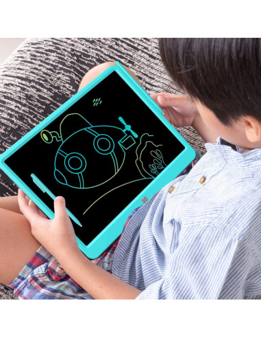 Tableta de Escritura LCD FLUESTON 15" Azul para Niños