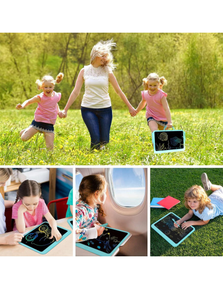Tableta de Escritura LCD FLUESTON 15" Azul para Niños