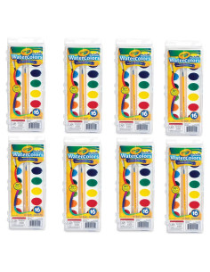 Acuarelas Lavables Crayola 8 Colores para Manualidades