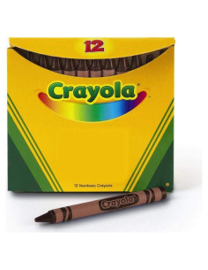 Crayones Crayola Marrón a Granel 12 Unidades