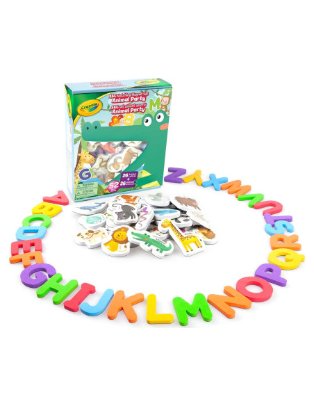 Juego de Imanes ABC Crayola - Fiesta de Animales 52 Piezas Juego de Imanes ABC Crayola - Fiesta de Animales 52 Piezas