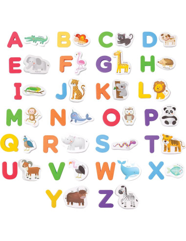 Juego de Imanes ABC Crayola - Fiesta de Animales 52 Piezas