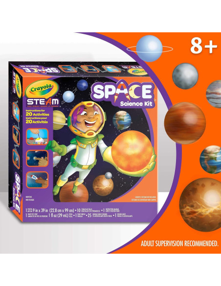 Kit de Ciencia Espacial Crayola - Sistema Solar Educativo