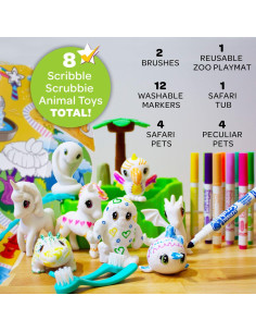 Crayola Scribble Scrubbie Zoológico Peculiar - Juguete 3+ 2