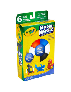 Crayola Model Magic 6 Paquetes 14g Colores Primarios 2