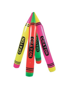 Inflable Crayón Neón Rhode Island 15 cm - 1 Pieza