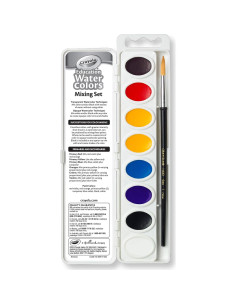 Juego de Acuarelas Crayola con Pincel Taklon, 8 Colores 2