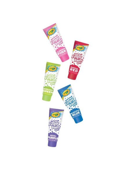 Pintura de Dedos para Bañera Crayola 5 Colores 89ml