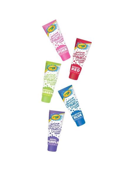 Pintura de Dedos para Bañera Crayola 5 Colores 89ml