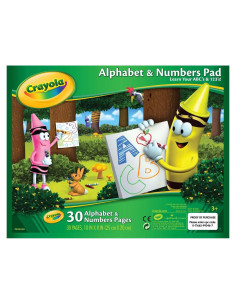 Cuaderno Crayola 30 Hojas ABC's y 123's 25,4x20,3 cm