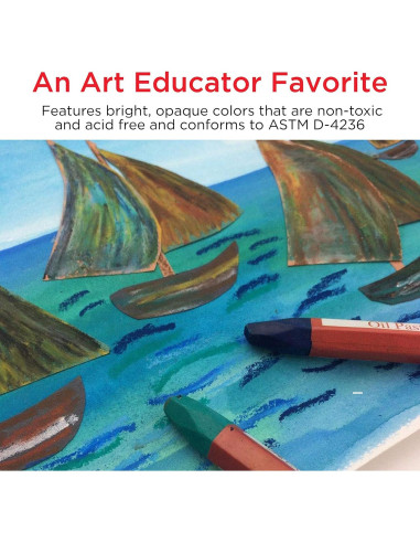 Pasteles al Óleo Faber-Castell 288 Piezas para Aula