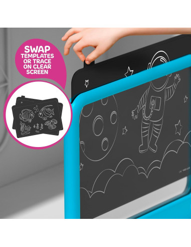 Tablero de Arte Iluminado Discovery Deluxe 6-en-1 con Gafas 3D