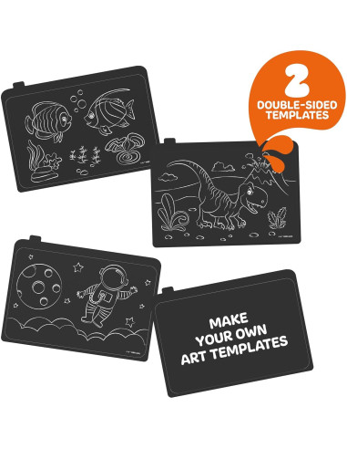 Tablero de Arte Iluminado Discovery Deluxe 6-en-1 con Gafas 3D