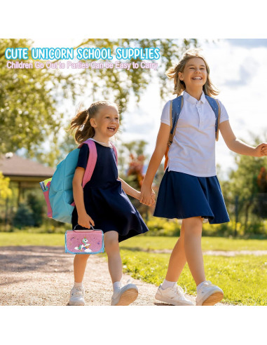 Kit de Arte Unicornio AJLICHIBAN FUN 49 Pzs Lavables