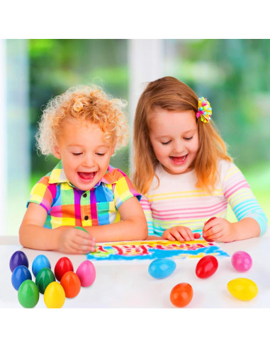 Crayones de Huevo OTAOD 9 Colores Jumbo Lavables No Tóxicos