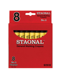 Crayones Jumbo Crayola Negros 8 Piezas Impermeables