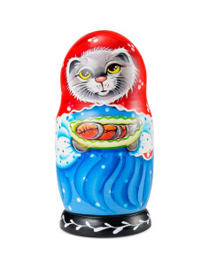 Muñecas Rusas Matryoshka MUARO de Madera 5 Piezas 13.97 cm 2