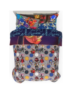 Conjunto de Ropa de Cama Franco Sonic Prime 5 Piezas 2