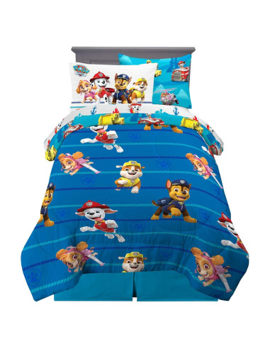 Conjunto de Ropa de Cama Paw Patrol Franco 5 Piezas Individual