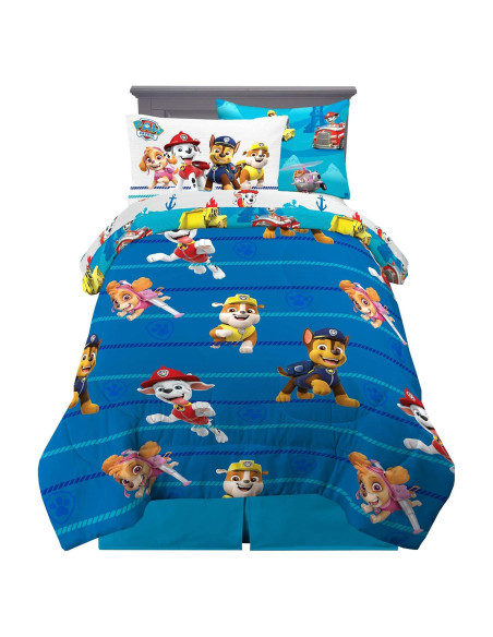 Conjunto de Ropa de Cama Paw Patrol Franco 5 Piezas Individual