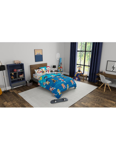 Conjunto de Ropa de Cama Paw Patrol Franco 5 Piezas Individual